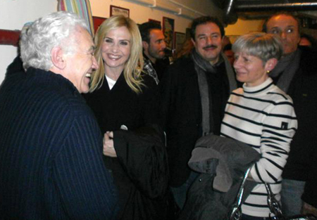 I complimenti di Lorella Cuccarini e Giampiero Ingrassia I complimenti di Lorella Cuccarini e Giampiero Ingrassia